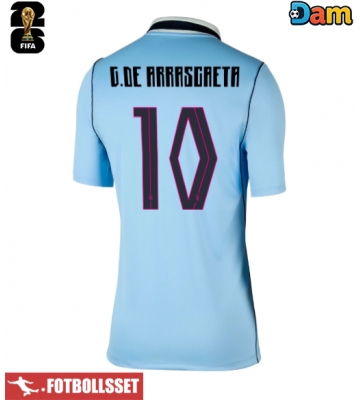 Uruguay Giorgian de Arrascaeta #10 Hemmatröja Dam VM 2026 Kortärmad
